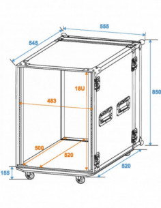 ROADINGER Rack Profi 18U... 2