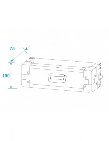 ROADINGER Rack Profi 1U 25cm