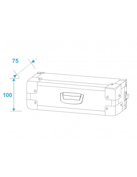 ROADINGER Rack Profi 1U 25cm