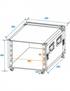 ROADINGER Rack Profi KM 6U... 2