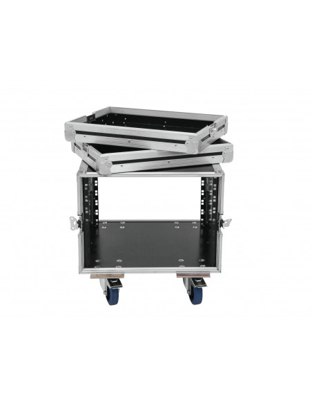 ROADINGER Rack Profi KM 6U 55cm with wheels