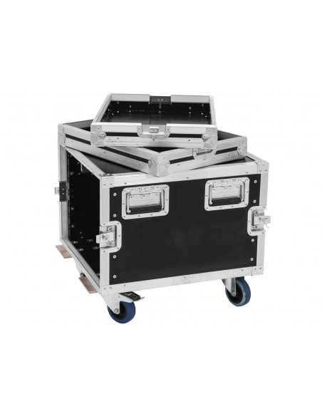 ROADINGER Rack Profi KM 6U 55cm with wheels