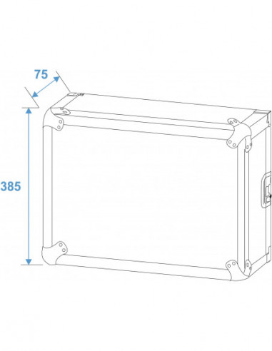 ROADINGER Rack Profi KM 8U 55cm with...