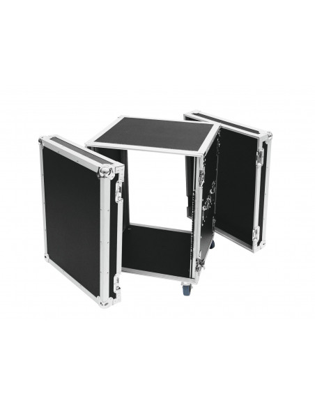 ROADINGER Amplifier Rack PR-2, 14U, 47cm with wheels