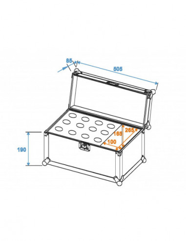 ROADINGER Microphone Case Road 12...
