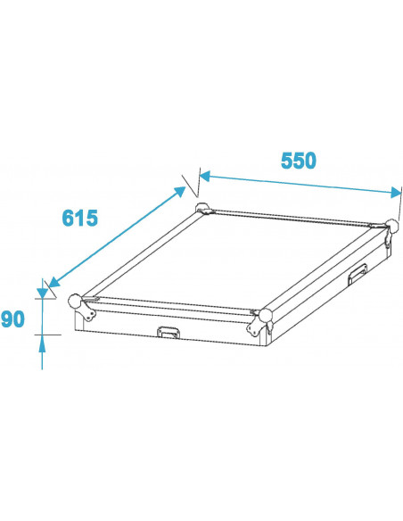 ROADINGER Special Combo Case Pro, 17U with wheels
