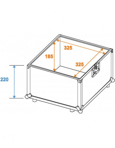 ROADINGER Record Case Pro ALU 50/50,...