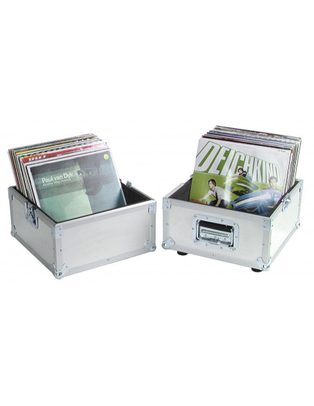 ROADINGER Record Case Pro ALU 50/50, 100LPs