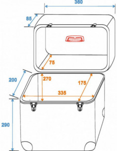 ROADINGER Record Case ALU... 2