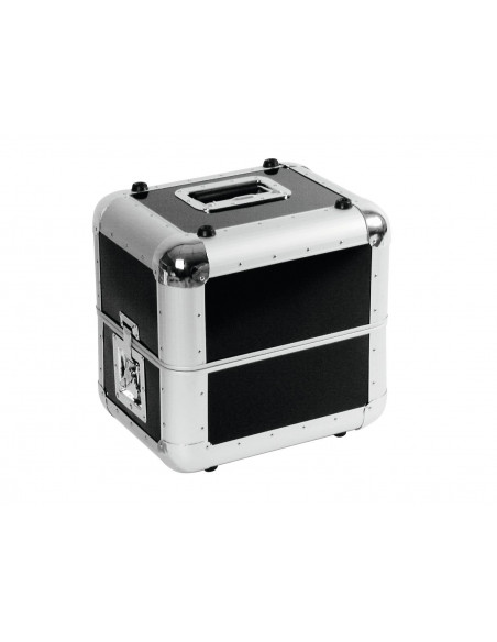ROADINGER Record Case ALU 50/50, rounded, bk