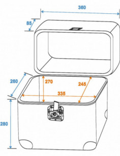 ROADINGER Record Case ALU... 2