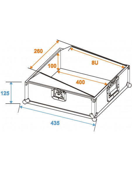 ROADINGER Mixer Case Road MCR-10 sloping, bk