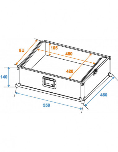 ROADINGER Mixer Case Pro MCB-19,...