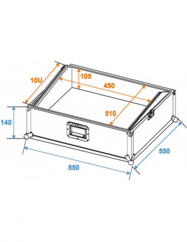 ROADINGER Mixer Case Pro MCB-19,...