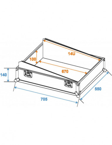 ROADINGER Mixer Case Pro MCB-19...