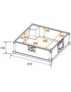 ROADINGER Mixer Case DJM-800 2