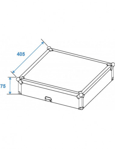 ROADINGER Mixer Case DJM-800