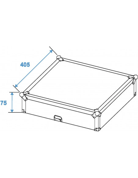 ROADINGER Mixer Case DJM-800