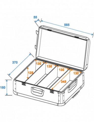 ROADINGER CD Case black 120 CDs with...
