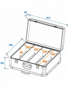 ROADINGER CD Case, black,... 2