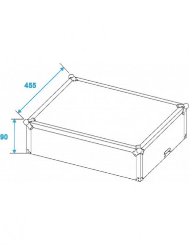 ROADINGER Turntable Case Tour Pro...