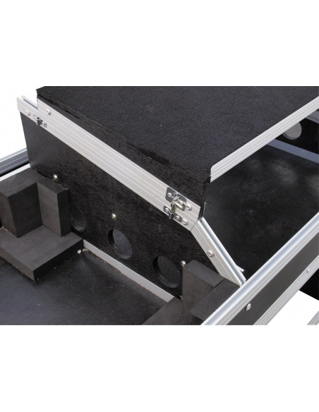 ROADINGER Console Road Table 2xTT with Laptop Tray