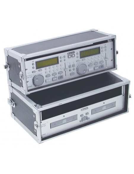 ROADINGER Double CD Player Case Tour Pro 3U black