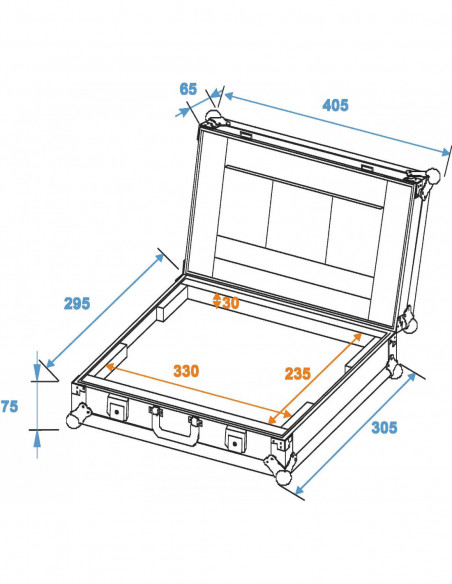ROADINGER Laptop Case LC-13 maximum 325x230x30mm