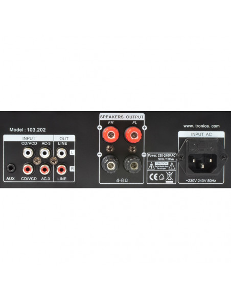 SkyTronic Amplificador de Karaoke com Display 2x50W