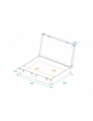 ROADINGER Universal Case Pick 70x50x17cm