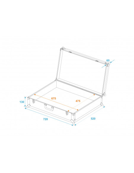 ROADINGER Universal Case Pick 70x50x17cm