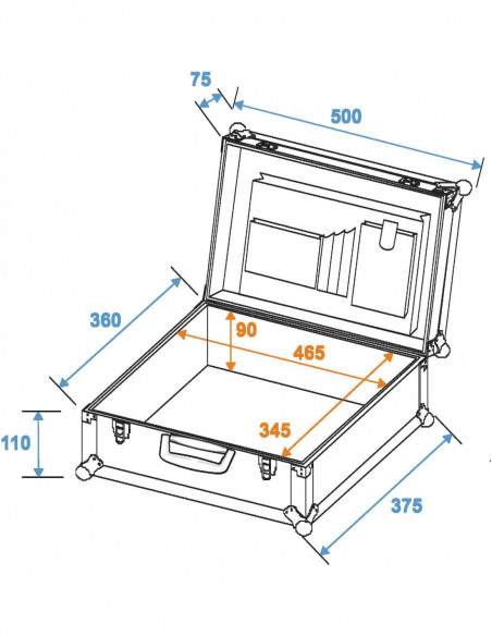 ROADINGER Universal Case BU-1, black