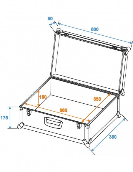 ROADINGER Universal Case Tour Pro black