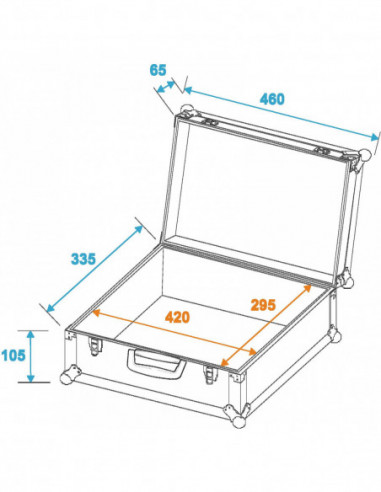 ROADINGER Universal Case FOAM, alu