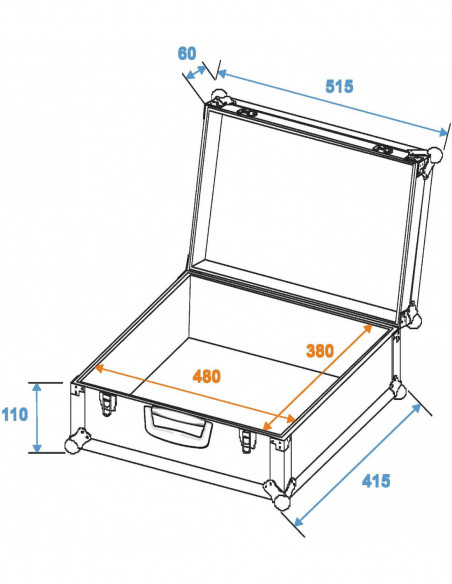 ROADINGER Universal Case FOAM GR-1 black, big