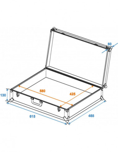 ROADINGER Universal Case FOAM, black,...