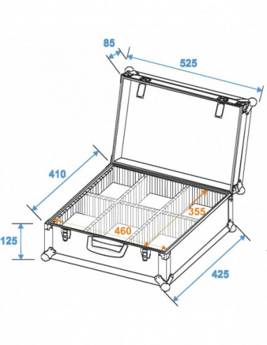 ROADINGER Universal Divider Case, black