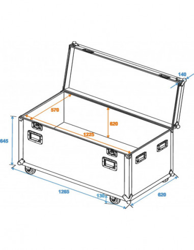 ROADINGER Universal Tour Case 120cm...