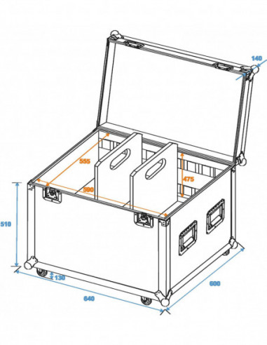 ROADINGER Universal Tour Case 60cm...