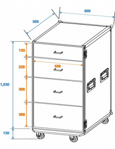 ROADINGER Universal Drawer Case ODS-1...