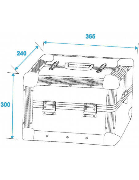 ROADINGER Universal Tray Case AM-1, bk