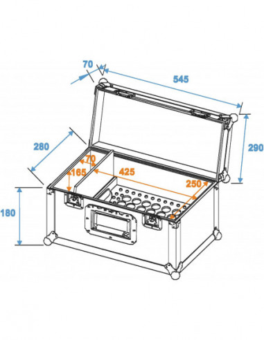 ROADINGER Universal Cone Adapter Case...