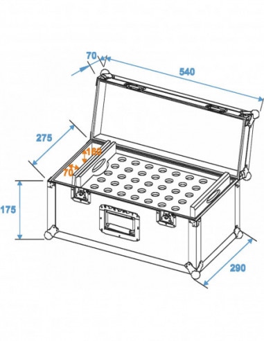 ROADINGER Universal cone adapter case...