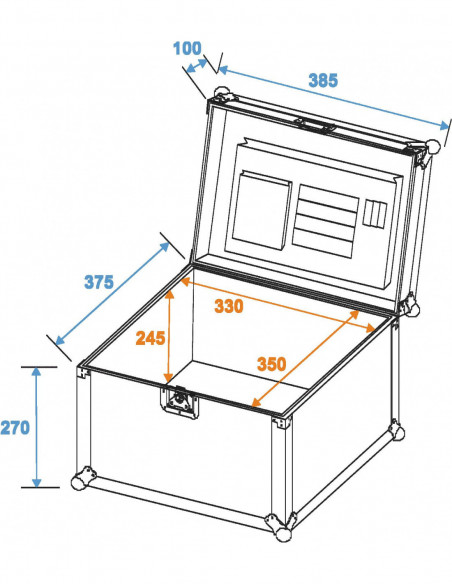 ROADINGER Universal Document Case GR-2, bk
