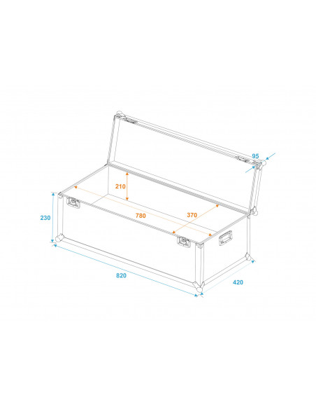 ROADINGER Universal Transport Case 80x40x30cm