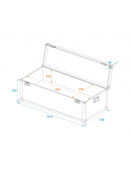 ROADINGER Universal Transport Case 100x40x30cm