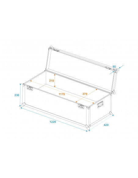ROADINGER Universal Transport Case 120x40x30cm