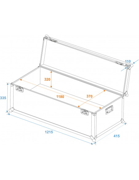 ROADINGER Universal Transport Case 120x40cm