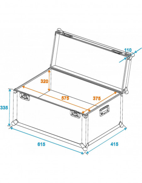 ROADINGER Universal Transport Case heavy 60x40cm