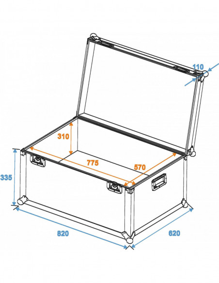 ROADINGER Universal Transport Case heavy 80x60cm